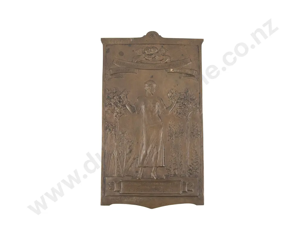 Sir William Hamo Thorneycroft (1850-1925) C1920 Bronze Horticultural Bronze Plaque Image 1++