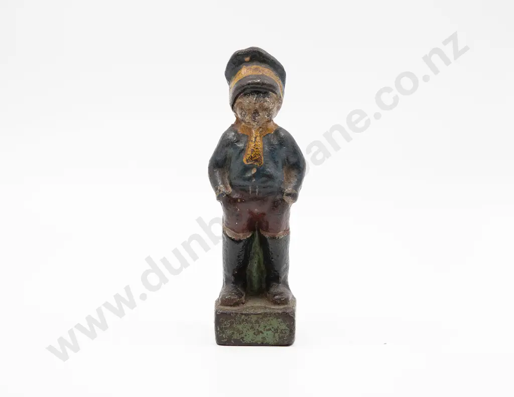 Antique Cast Iron Little Dutch Boy Door Stop Image 1++