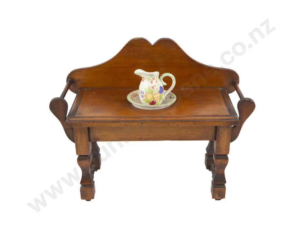 Miniature NZ Colonial Kauri Washstand Image 1++