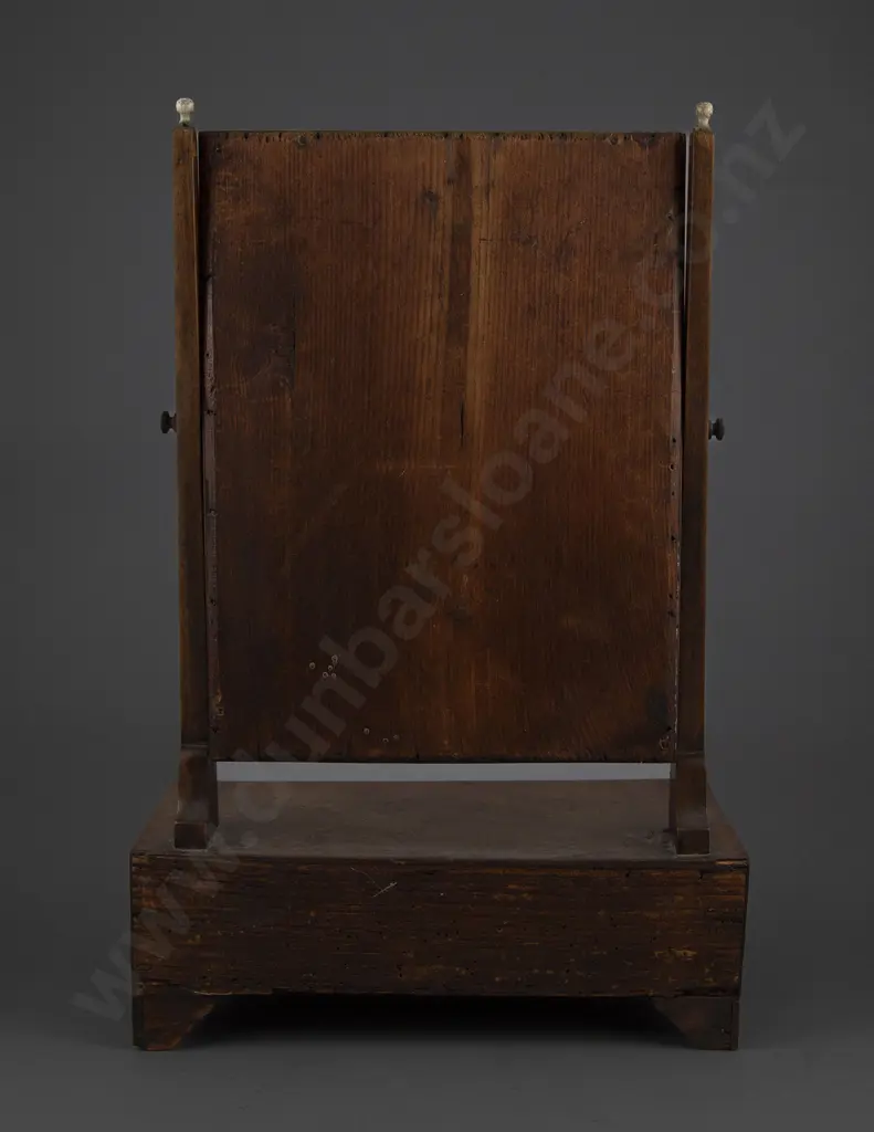 Small Geo III Mahogany Dressing Mirror Image 1++