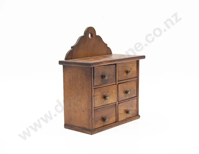 Victorian Mahogany Spice Drawers Image 1++