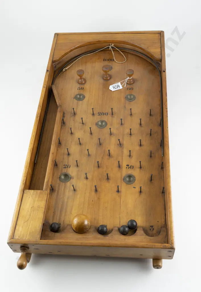 Edwardian Fruitwood Bagatelle Image 1++