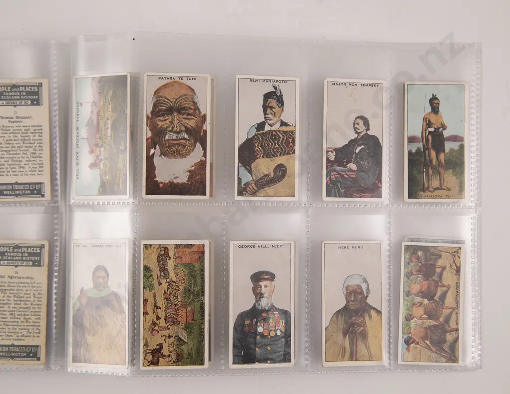 Rare & Complete Set Of 50 People & Places Famous In New Zealand History Image 1++