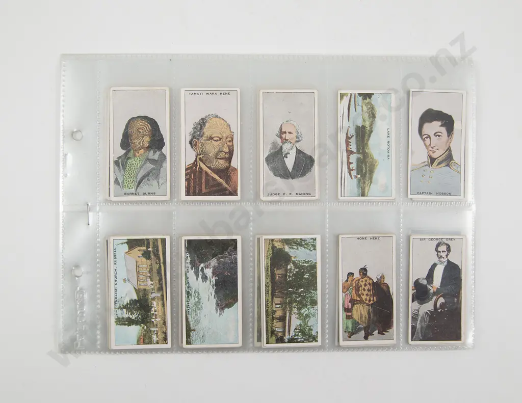 Rare & Complete Set Of 50 People & Places Famous In New Zealand History Image 1++