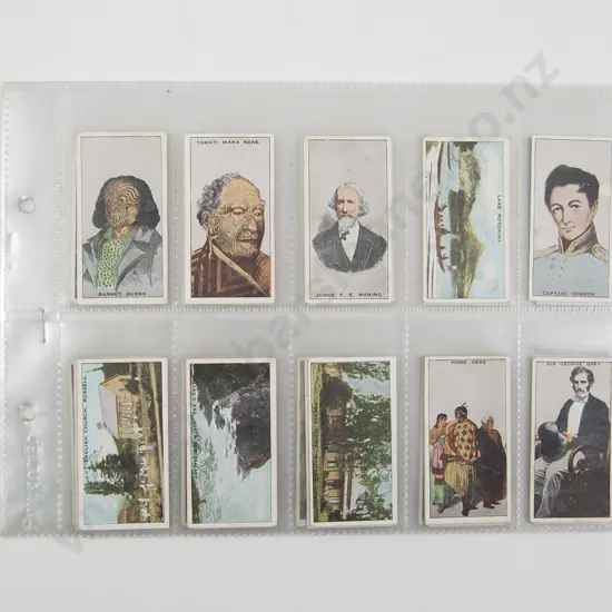 Rare & Complete Set Of 50 People & Places Famous In New Zealand History