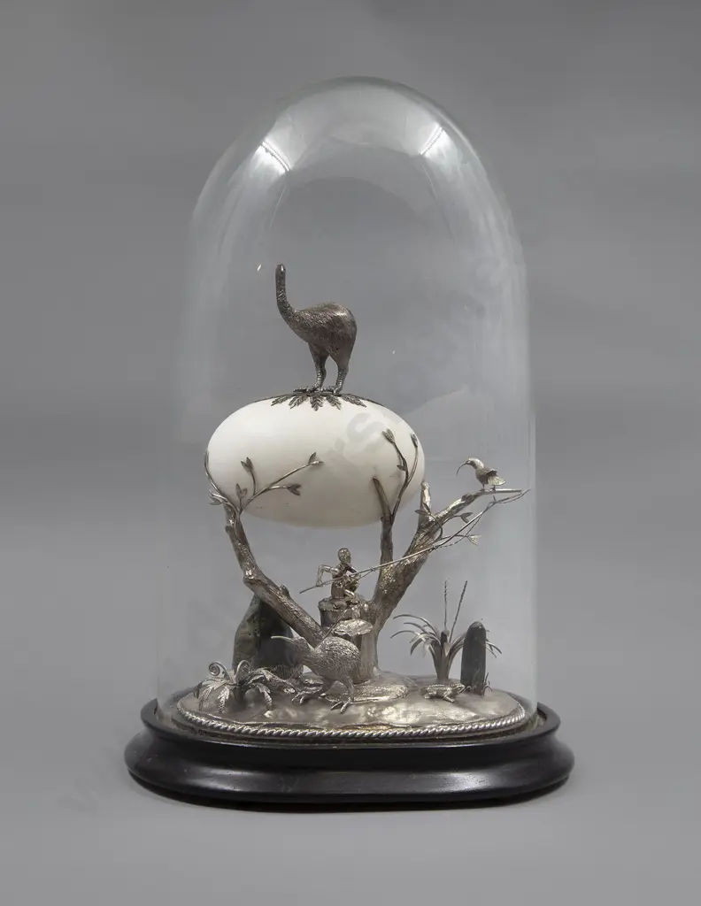 Rare 1914 Dome Cased S/S New Zealand Display Image 1++