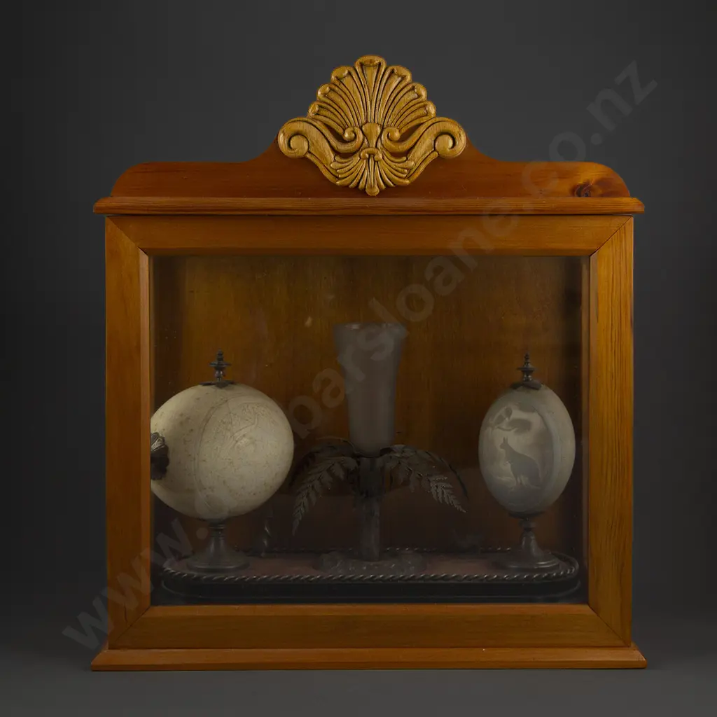 Australian Ostrich & Emu Egg Epergne Display Image 1++