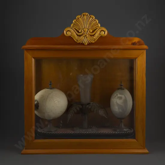 Australian Ostrich & Emu Egg Epergne Display