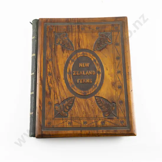 C19th NZ Fern Album By Thomas Cranwell