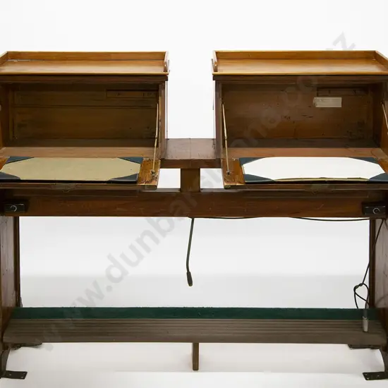 NZ Kauri Two Division Parliamentary Lectern Known As Muldoons No 1