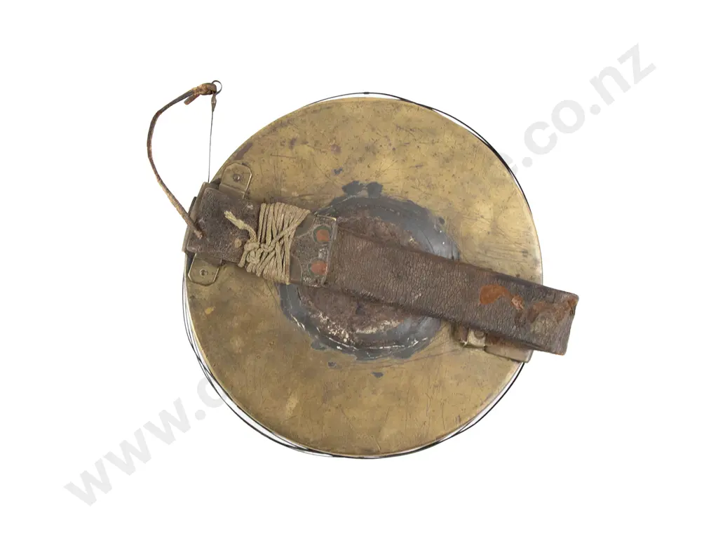 Antique Surveyors Brass & Steel Band Chain Measuring Tape Image 1++