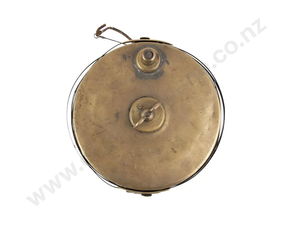 Antique Surveyors Brass & Steel Band Chain Measuring Tape Image 1++