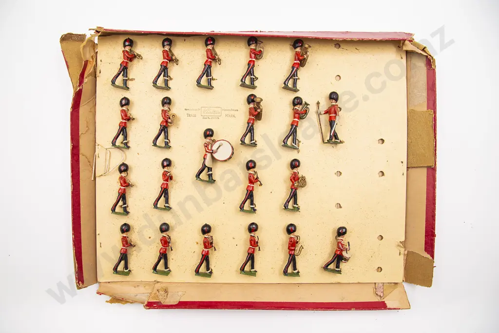 Part Boxed Britains C1949 Full Band of the Coldstream Guards 21pce Image 1++