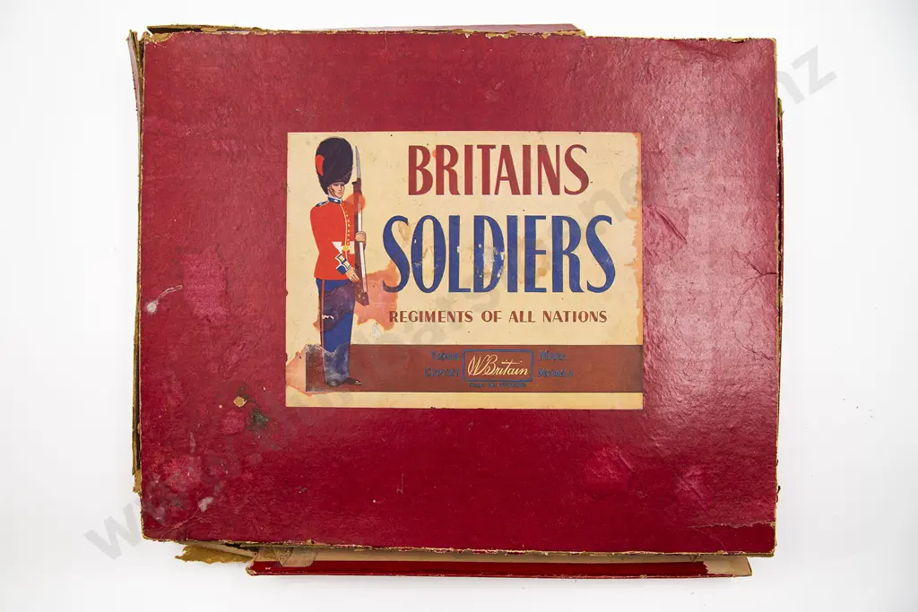 Part Boxed Britains C1949 Full Band of the Coldstream Guards 21pce Image 1++