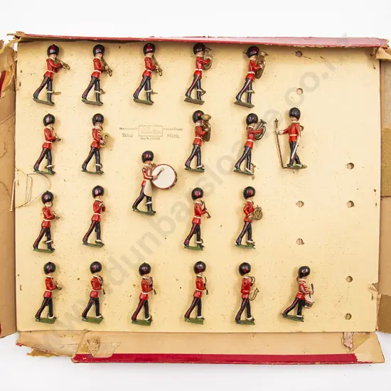 Part Boxed Britains C1949 Full Band of the Coldstream Guards 21pce