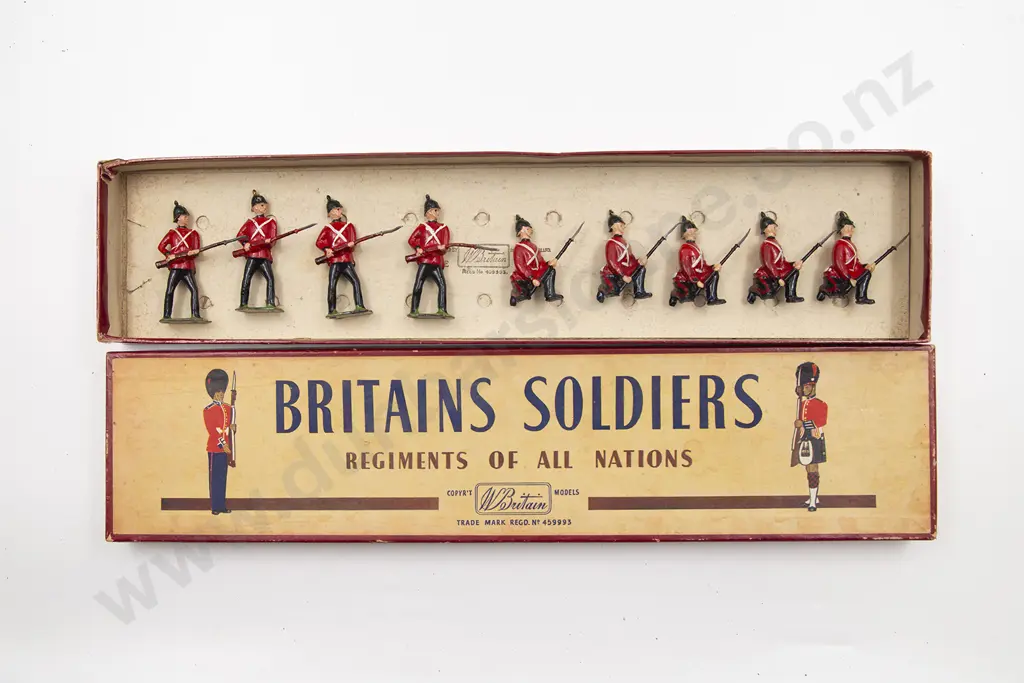 Boxed Britains Part Set No17 The Somerset Light Infantry 9pces Image 1++