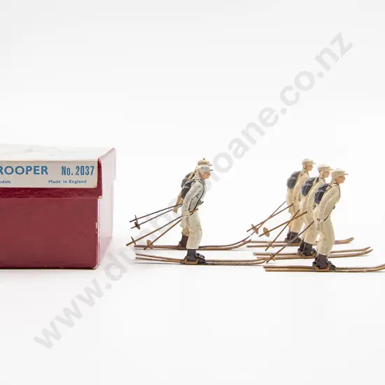 Boxed Britains No 2037 Ski Trooper together with four unboxed