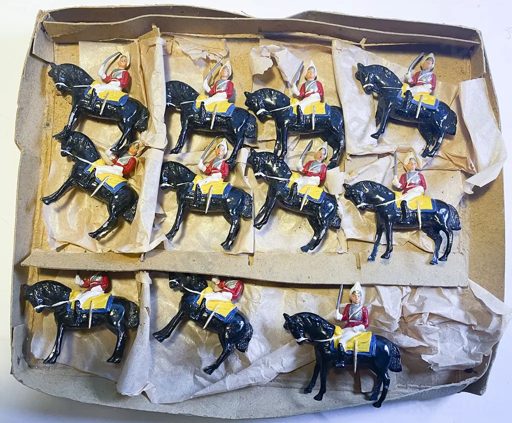 Part Retail Card Box of Charbens House Hold Cavalry Life Guards 13pces Image 1++