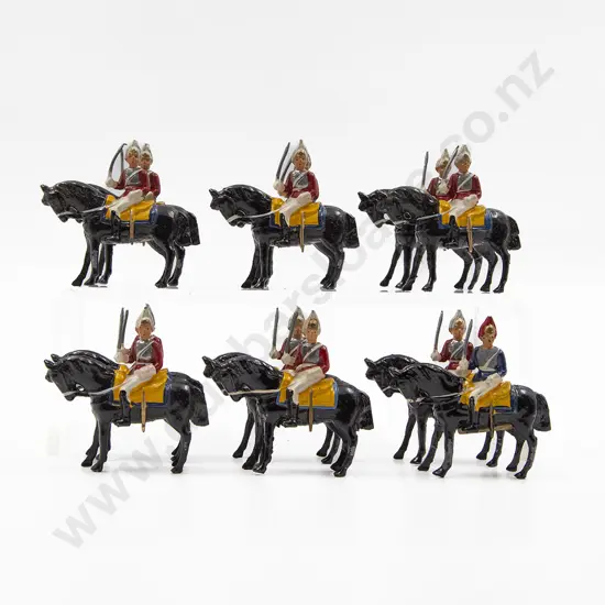 Part Retail Card Box of Charbens House Hold Cavalry Life Guards 13pces