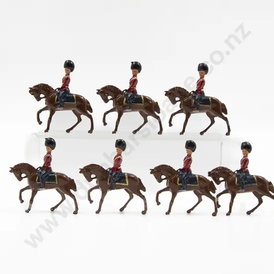 Part Retail Card Box of Charbens Horseguards 7pces