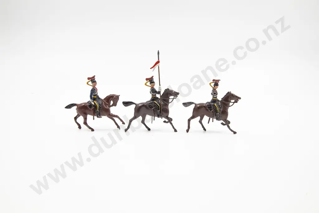 Britains Queens Royal and Other Regiment Lancers 8pces Image 1++