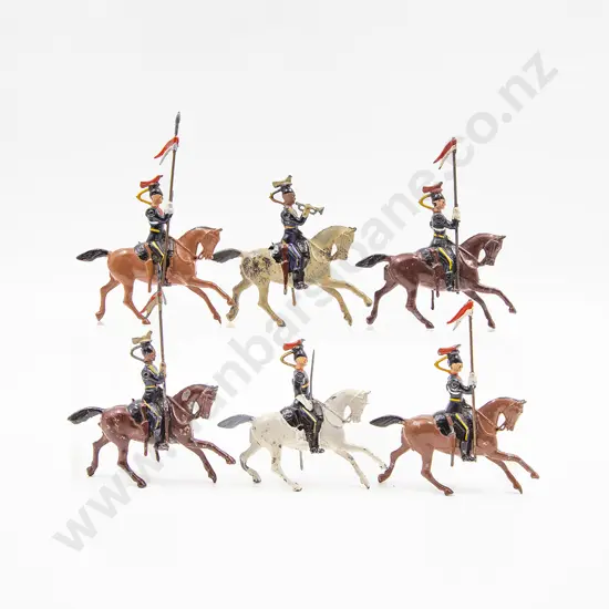 Britains Queens Royal and Other Regiment Lancers 8pces