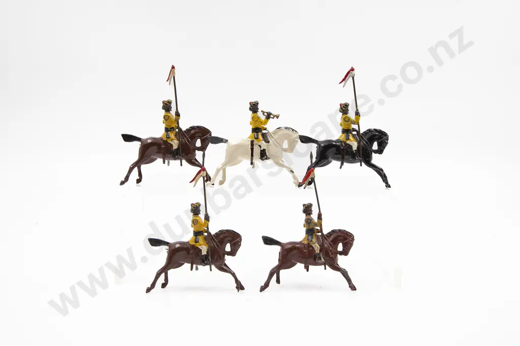 Britains #47 Skinners Horse 1st Duke of Yorks own Cavalry 5pces Image 1++