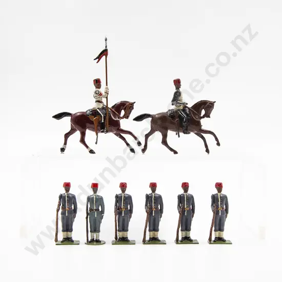 Britains Egyptian Infantry 5+1pces