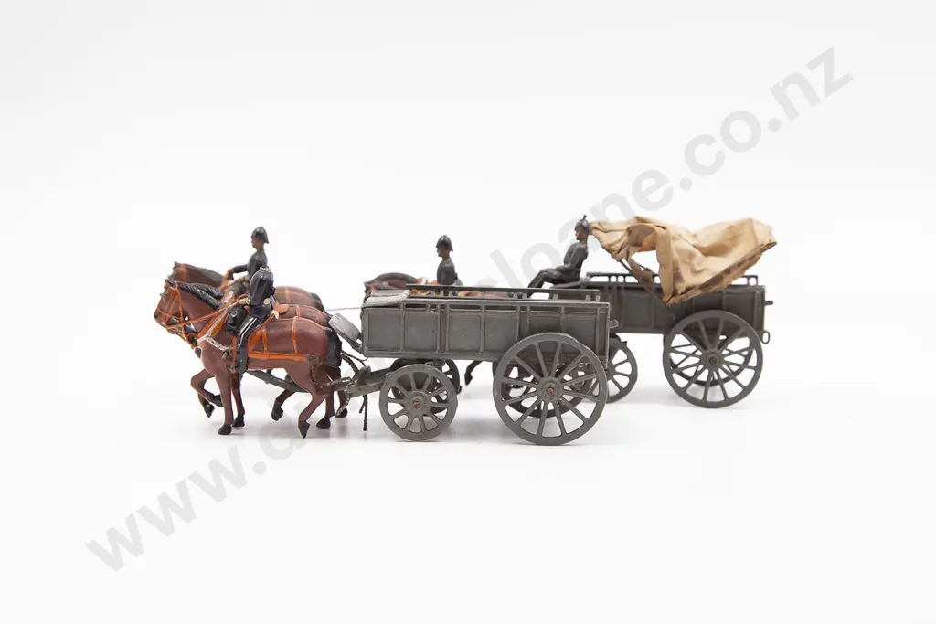 Britains Set Royal Army Service Wagon x2 Image 1++