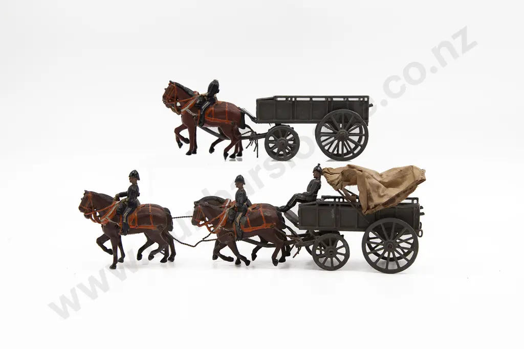 Britains Set Royal Army Service Wagon x2 Image 1++