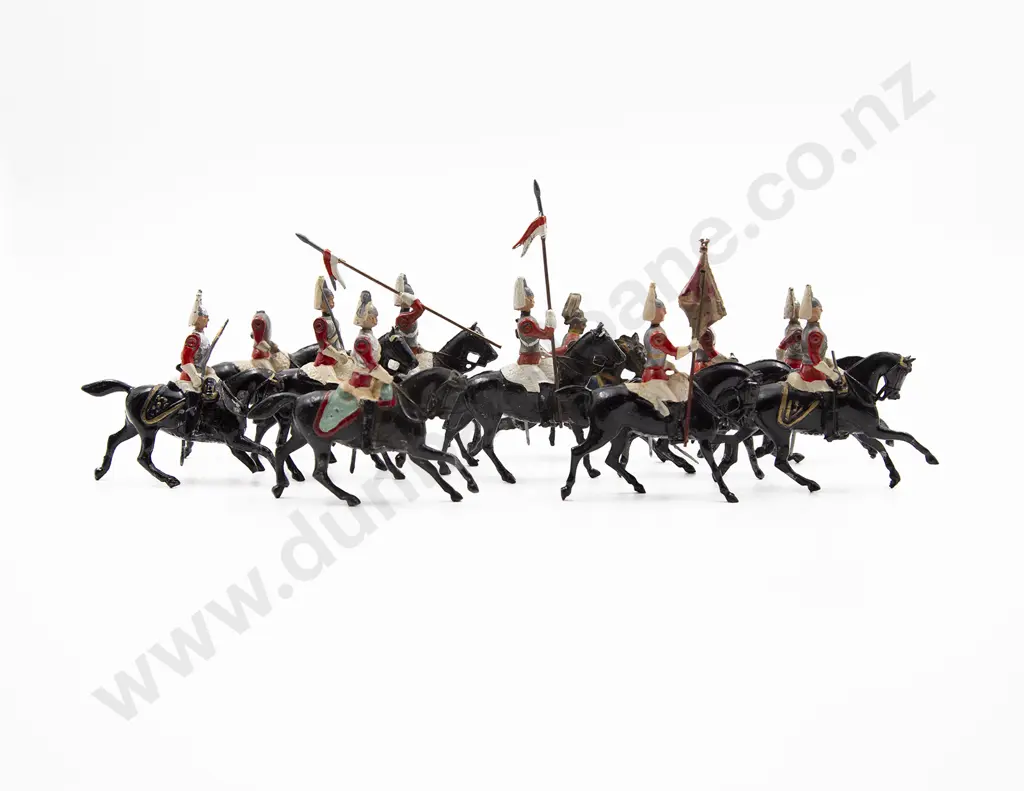 Britains and Other Manufacture Life Guards 11pces Image 1++