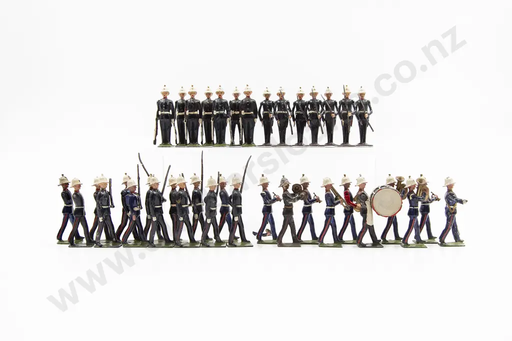 Britains Royal Marine Band and Soldiers 34pces Image 1++