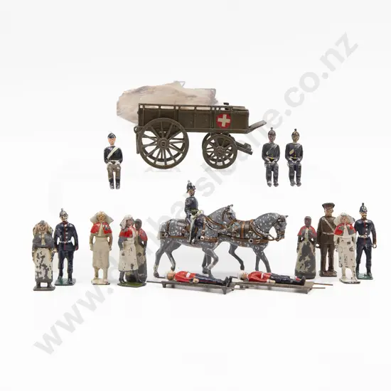 Collection Britains Various Medical Corps Figures
