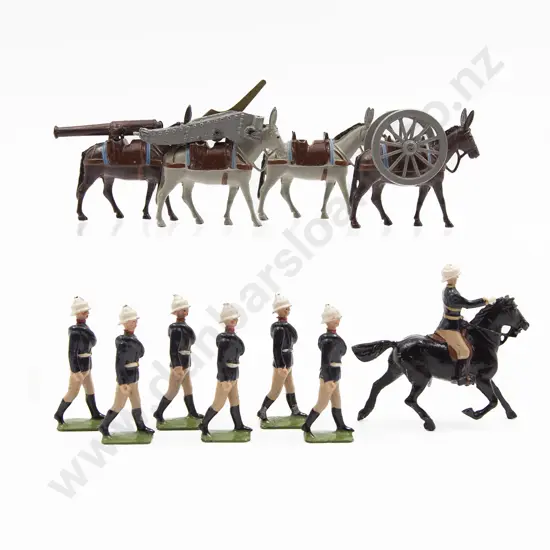 Britains Mountain Gun of the Royal Artillery 11pces