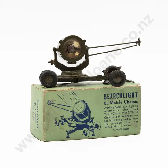 Part Boxed Britians Searchlight on Chassis