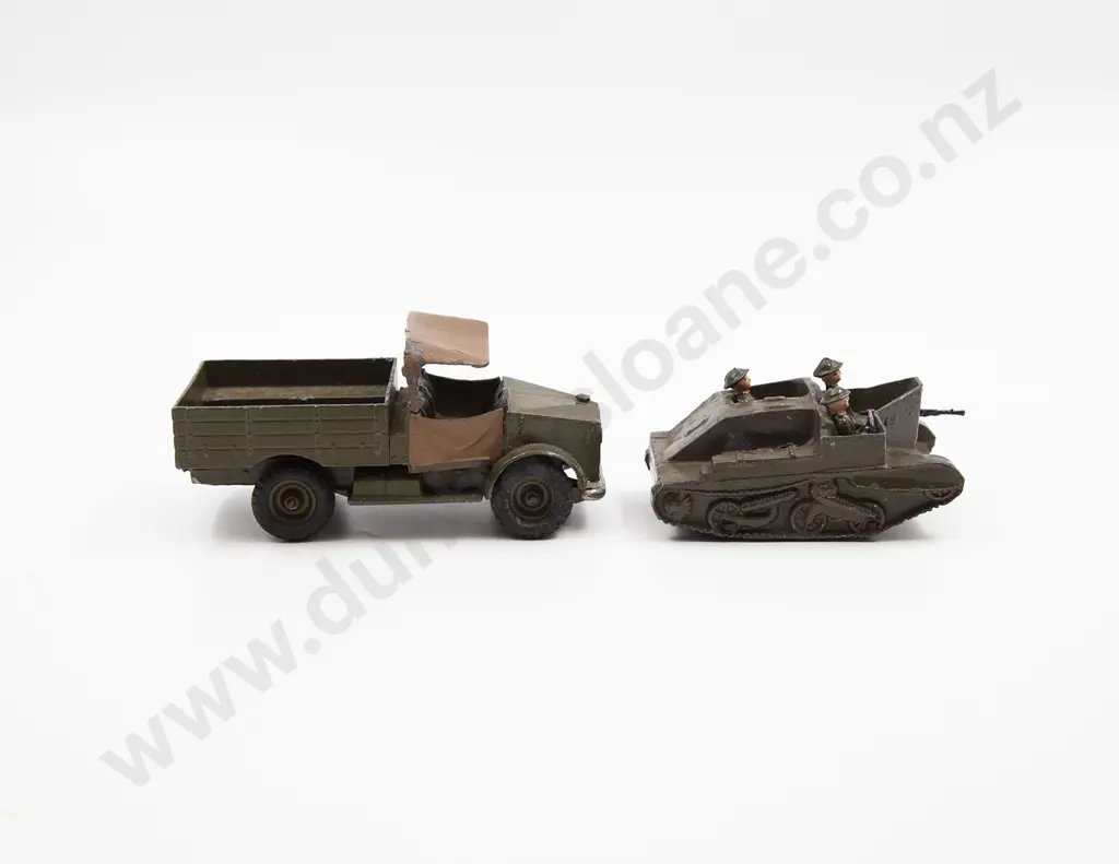 Britain Beetle Lorry No 1877 and No 1876 Bren Gun Carrier Image 1++