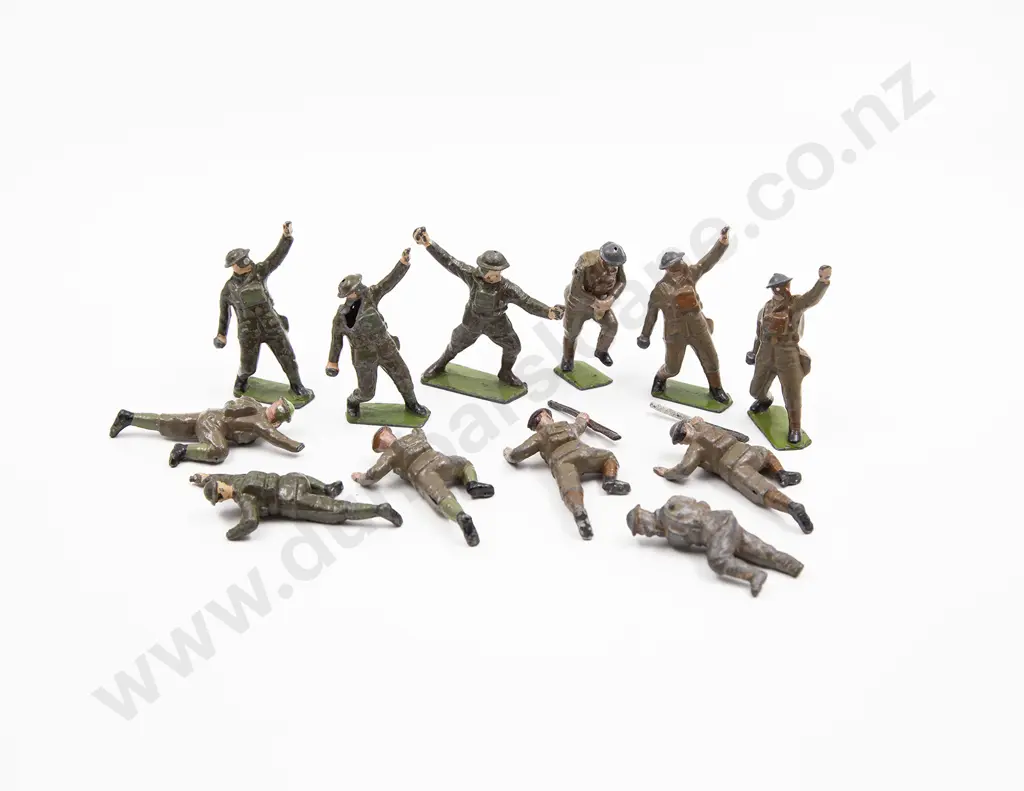 Britains Soldiers In Action 12pces Image 1++