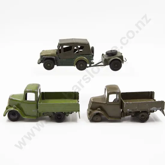 Two Britains Six Wheeled Tippy Lorry's