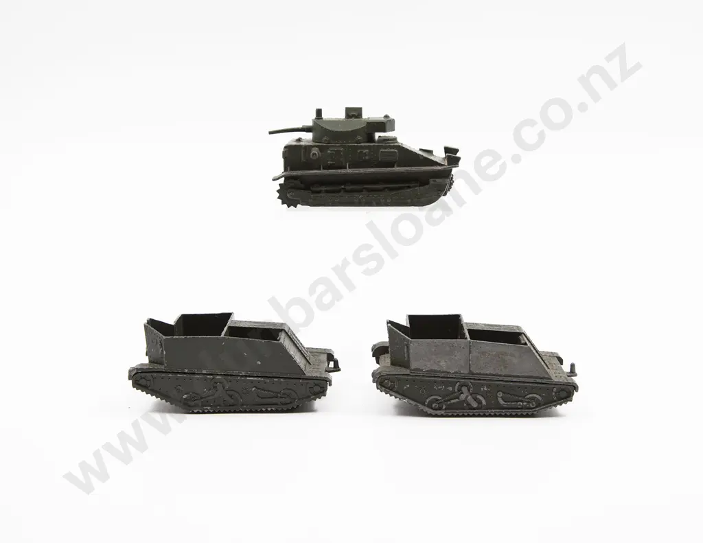 Two Lone Star Bren Gun Carriers and Dinky Tank Image 1++
