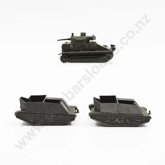 Two Lone Star Bren Gun Carriers and Dinky Tank