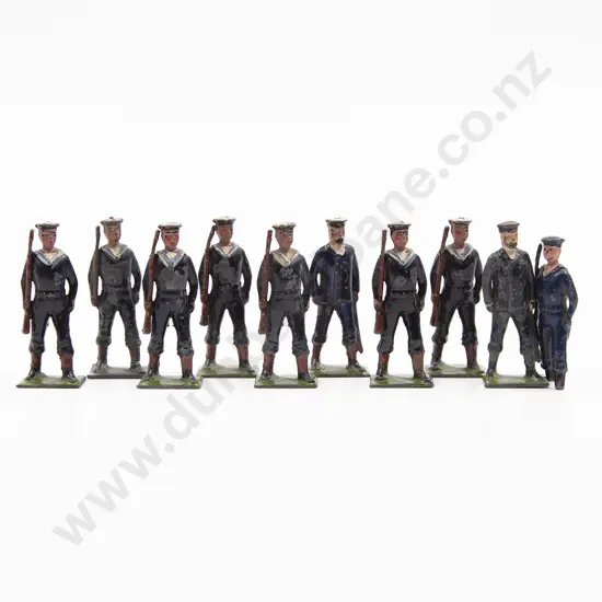 Britains Royal Navy with Two Officers 10pces