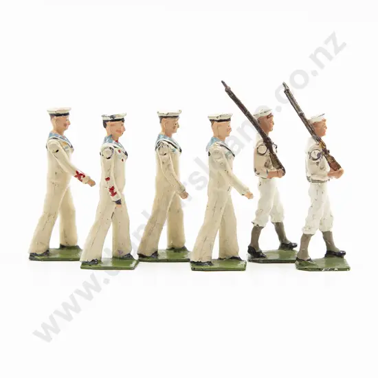 Britains US White Jackets and Unidentified Sailors in White 2pces and 4pces