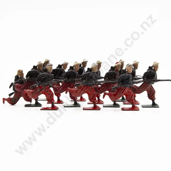 Britains French Army Zouaves Charging 14pces