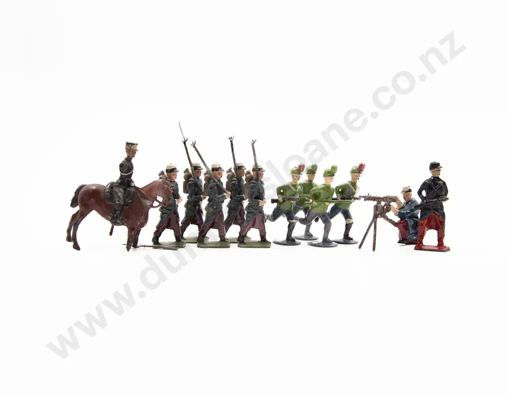 Britains and Other Manufacture French Foreign Legion and Other Regiments 10pces Image 1++