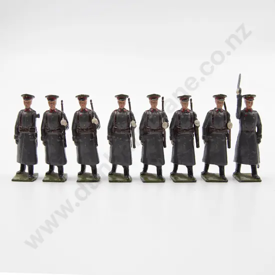 Britains Red Army Guards Infantry post war 8pces