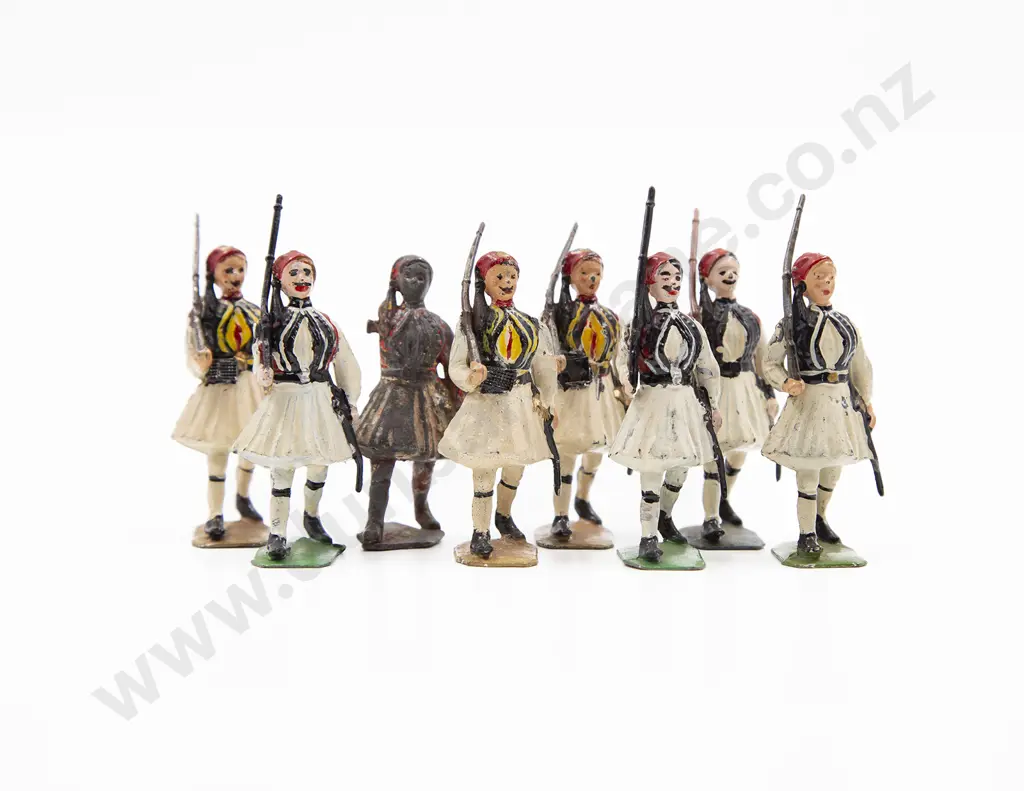 Britains The Evzones Greek Army 7pces Image 1++