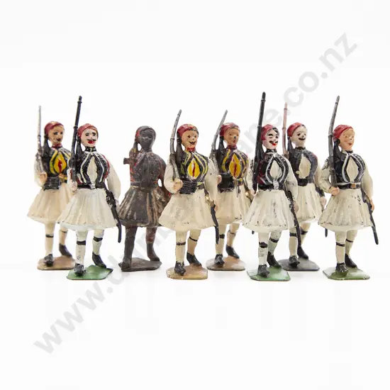 Britains The Evzones Greek Army 7pces
