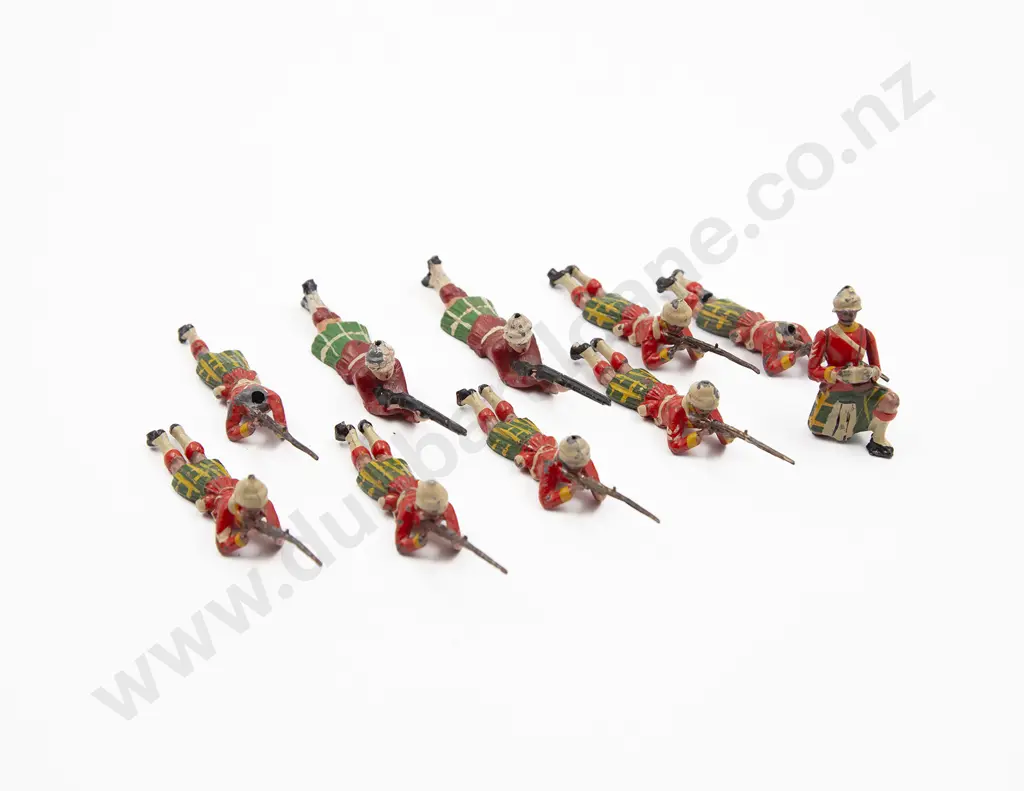 Britains Gordon HIghlanders Pre War 10pces Image 1++