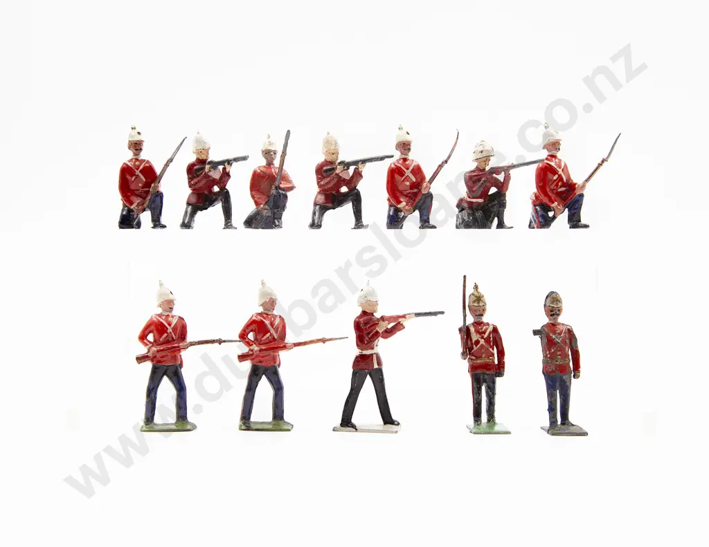 Britains and Other Manufacture Worcestershire Regiment 12pces Image 1++