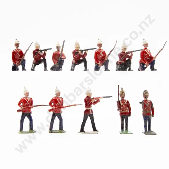 Britains and Other Manufacture Worcestershire Regiment 12pces